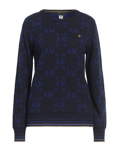 AERONAUTICA MILITARE Pullover Blu notte 45% Viscosa, 25% Lana, 25% Poliammide, 5% Cachemire