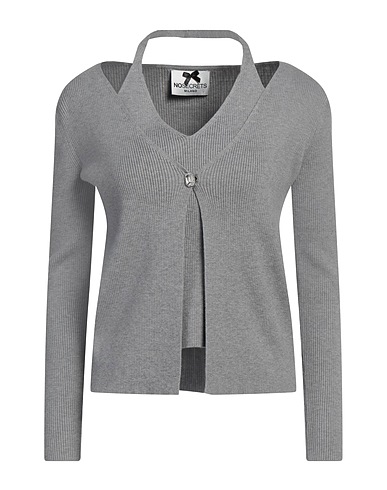 NO SECRETS Jumper Grey 51% Viscose, 29% Polyester, 20% Polyamide