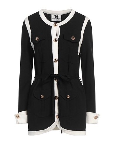 NO SECRETS Cardigan Black 52% Acrylic, 25% Polyamide, 23% Polyester