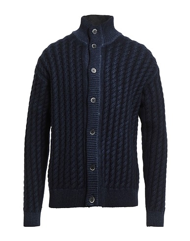 BARENA Cardigan Midnight blue 80% Wool, 20% Nylon