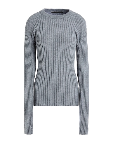 ALAINPAUL Jumper Grey 100% Merino Wool