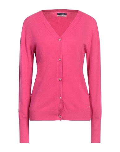 YES ZEE by ESSENZA Cardigan Fuchsia 55% Viscose, 30% Polyamide, 15% Modal
