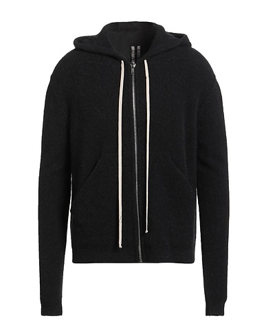 RICK OWENS Cardigan Black 48% Alpaca wool, 30% Polyamide, 20% Wool, 2% Elastane
