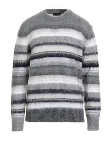 ROBERTO COLLINA Pullover Grigio 50% Mohair superkid, 32% Nylon, 18% Lana