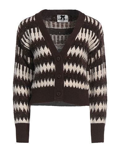 NO SECRETS Cardigan Testa di moro 55% Acrilico, 20% Poliammide, 15% Viscosa, 10% Lana
