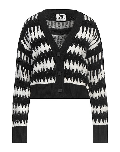 NO SECRETS Strickjacke Schwarz 55% Acryl, 20% Polyamid, 15% Viskose, 10% Wolle