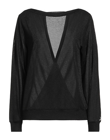 PATRIZIA PEPE Pullover Nero 64% Viscosa, 16% Poliestere, 15% Poliammide, 5% Elastan