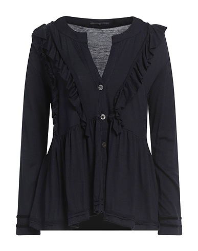 HIGH Cardigan TECH Midnight blue 100% Wool