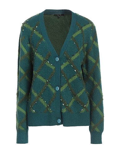 KOCCA Cardigan Deep teal 47% Viscose, 29% Polyester, 24% Nylon, Acrylic, Elastane