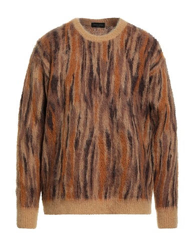 ROBERTO COLLINA Sweater Camel 50% Superkid mohair, 32% Nylon, 18% Wool