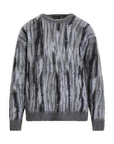 ROBERTO COLLINA Jumper Grey 50% Superkid mohair, 32% Nylon, 18% Wool