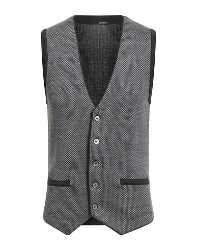 LARDINI Cardigan Charcoal 100% Wool