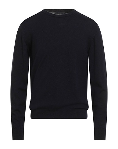 DANIELE FIESOLI Pullover Bleu nuit 100% Laine mérinos