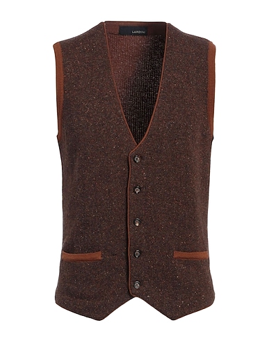LARDINI Sleeveless sweater 45% Wool, 25% Baby alpaca wool, 18% Polyamide, 8% Silk, 4% Cotton