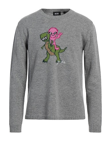 GCDS Pullover Grau 80% Wolle, 20% Polyamid