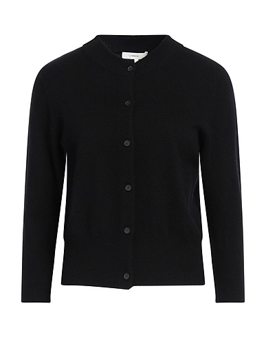 VINCE. Cardigan Black 85% Wool, 9% Cashmere, 4% Nylon, 2% Elastane