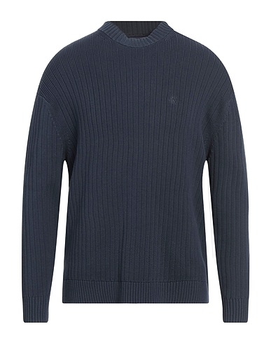 CALVIN KLEIN JEANS Pullover Bleu pétrole 100% Coton