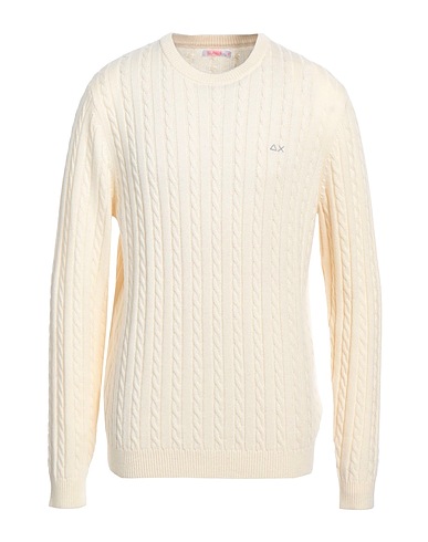 SUN 68 Jumper Ivory 50% Merino Wool, 35% Viscose, 10% Polyamide, 5% Cashmere