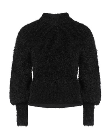 GUESS Polo neck Black 71% Polyamide, 29% Acrylic