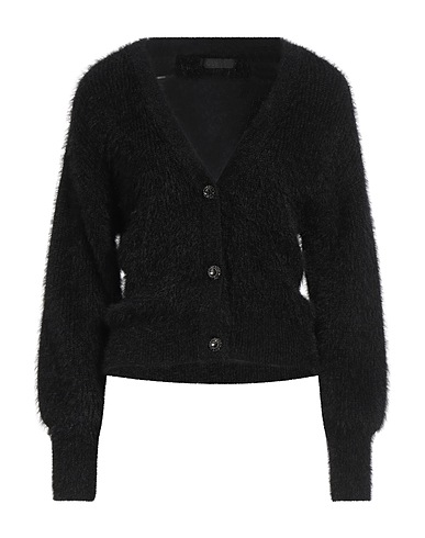 GUESS Cardigan Black 71% Polyamide, 29% Acrylic