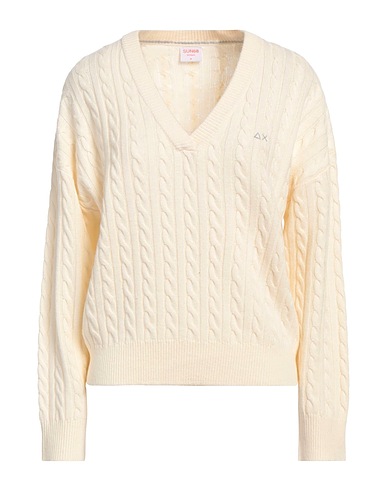 SUN 68 Pullover Elfenbein 50% Merinowolle, 35% Viskose, 10% Polyamid, 5% Kaschmir