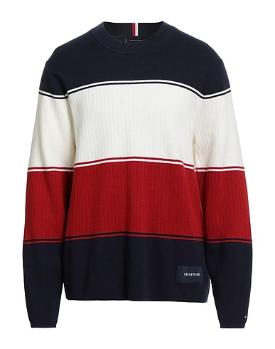 TOMMY HILFIGER Jumper Navy blue 100% Cotton