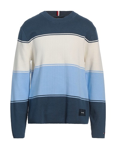 TOMMY HILFIGER Jumper Slate blue 100% Cotton
