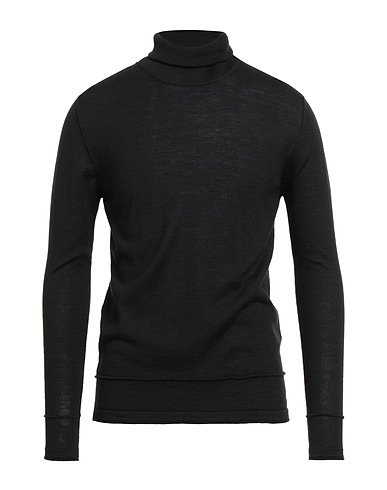 MESSAGERIE Polo neck PATRIZIO PISCAGLIA Black 50% Wool, 50% Acrylic