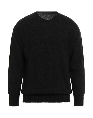 MESSAGERIE Jumper Black 45% Baby alpaca wool, 35% Polyamide, 20% Wool