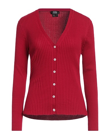 A.P.C. Cardigan Garnet 100% Cotton