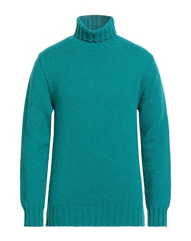 MESSAGERIE Dolcevita PATRIZIO PISCAGLIA Verde smeraldo 46% Lana di baby alpaca, 34% Poliammide, 20% Lana