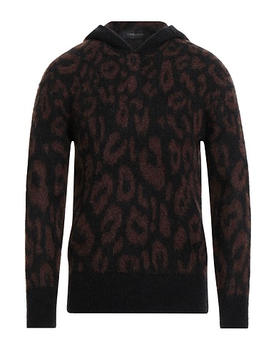 MESSAGERIE Jumper PATRIZIO PISCAGLIA Dark brown 45% Baby alpaca wool, 35% Polyamide, 20% Wool