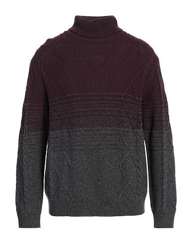 PS PAUL SMITH Polo neck Plum 52% Cotton, 38% Wool, 10% Nylon