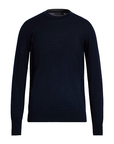MESSAGERIE Pullover Bleu marine 70% Laine mérinos, 30% Acrylique