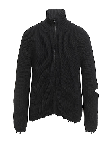 A PAPER KID Cardigan Black 85% Organic cotton, 15% Merino Wool