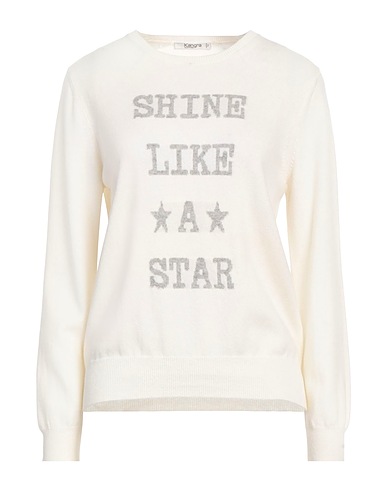 KANGRA Sweater Ivory 70% Merino Wool, 20% Silk, 10% Cashmere