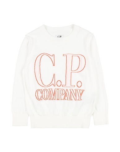 C.P. COMPANY UNDERSIXTEEN Jumper White 100% Cotton