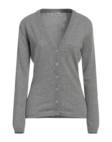 KANGRA Cardigan Grey 100% Cashmere