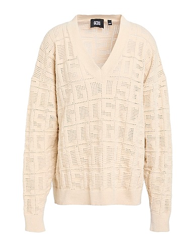 GCDS Jumper Cream 95% Polyester, 5% Polyamide