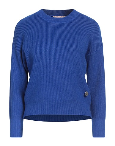 WHITE WISE Jumper Bright blue 51% Viscose, 28% Polyester, 21% Nylon