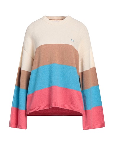 SUN 68 Jumper Ivory 48% Wool, 25% Viscose, 17% Polyamide, 6% Alpaca wool, 4% Cashmere