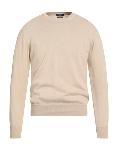 BALLANTYNE Jumper Beige 100% Cotton