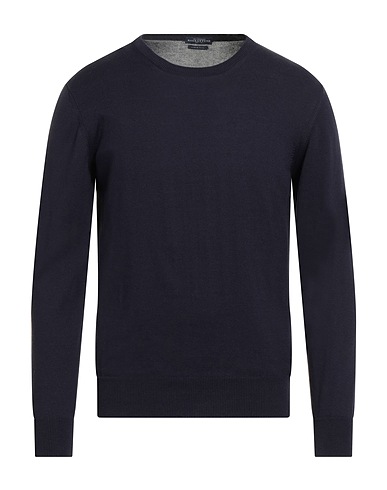 BALLANTYNE Jumper Navy blue 100% Cotton