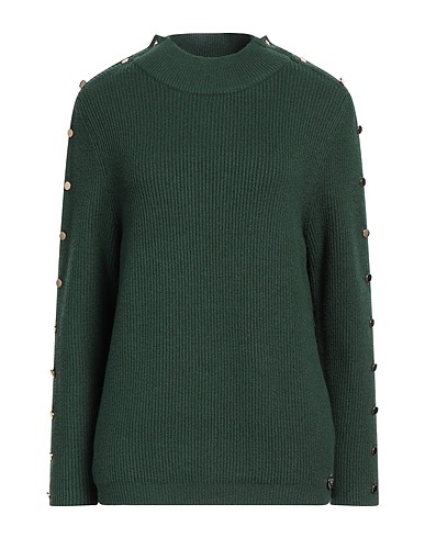 WHITE WISE Rollkragenpullover Grün 56% Viskose, 27% Modal, 17% Nylon