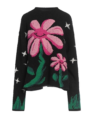 GCDS Sweater Black 61% Acrylic, 21% Wool, 18% Polyester