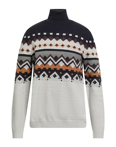 FRED MELLO Polo neck Light grey 100% Acrylic