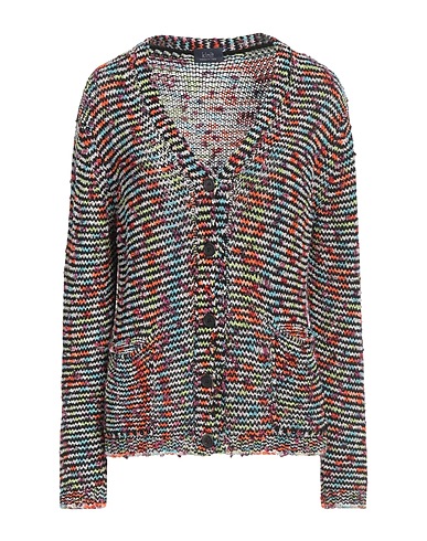 KINIT Cardigan Black 95% Cotton, 5% Polyamide