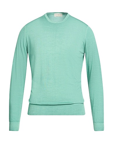 FILIPPO DE LAURENTIIS Pullover COLORS VERDE CHIARO 100% Super 120s Wolle