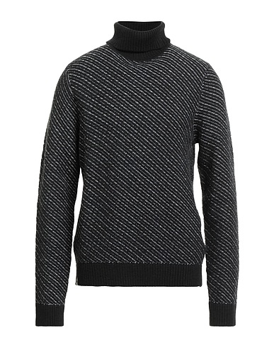FRED MELLO Turtleneck Black 64% Acrylic, 28% Wool, 8% Polyamide
