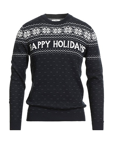 JACK & JONES Jumper Midnight blue 100% Cotton